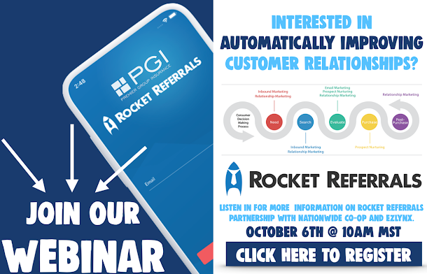 02/25/2021 - 🚀Interested in AUTOMATICALLY improving customers relationships? Join us for a Rocket Referrals/PGI Webinar!